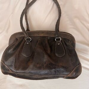Brown Leather Handbag